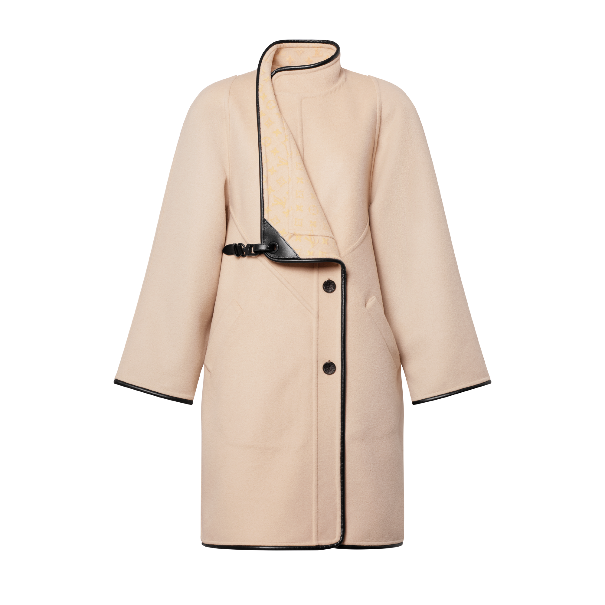 Double Face Long Clip Front Coat - Ready-to-Wear | LOUIS VUITTON